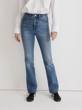Madewell Fairson High Rise Skinny Flare Jeans Medium Classic Indigo Blue Size 30